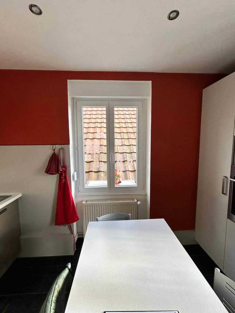 Fenêtre en PVC blanche à Issenheim